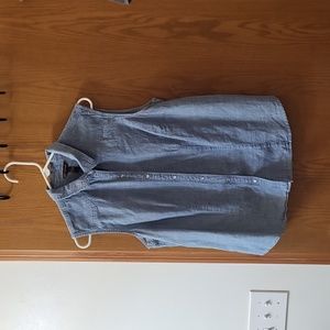 Womens sleeveless denim